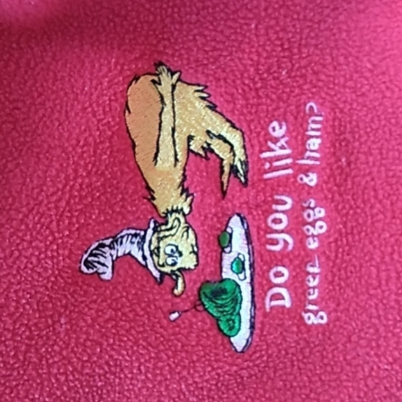 Vintage Dr. SEUSS medium Do You like green eggs & ham hoodie - Picture 2 of 4